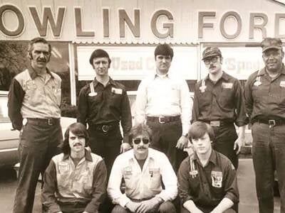 Peter Dowling pictured on the right in blue sweater | Dowling Ford Inc in Cheshire CT