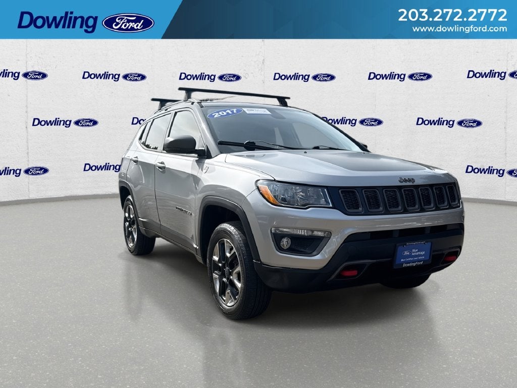 Used 2017 Jeep All-New Compass Trailhawk with VIN 3C4NJDDB5HT639799 for sale in Cheshire, CT