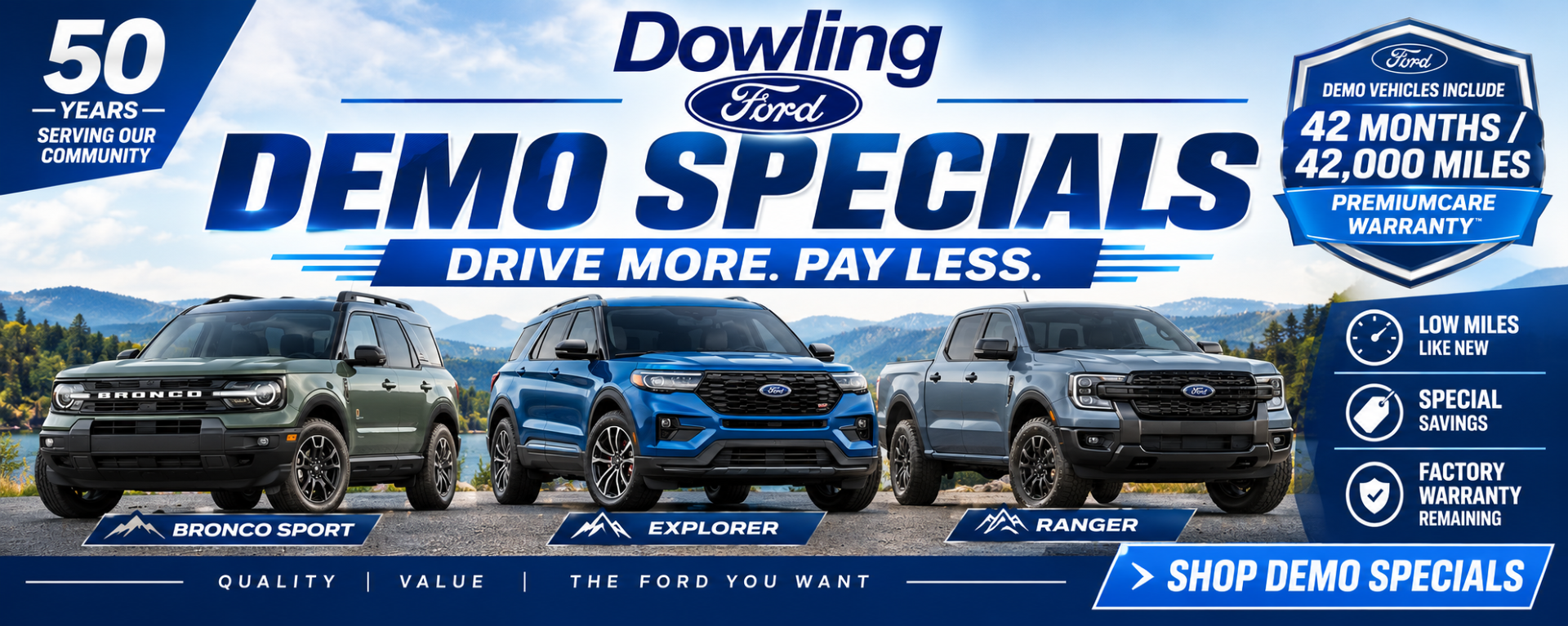 Demo Specials