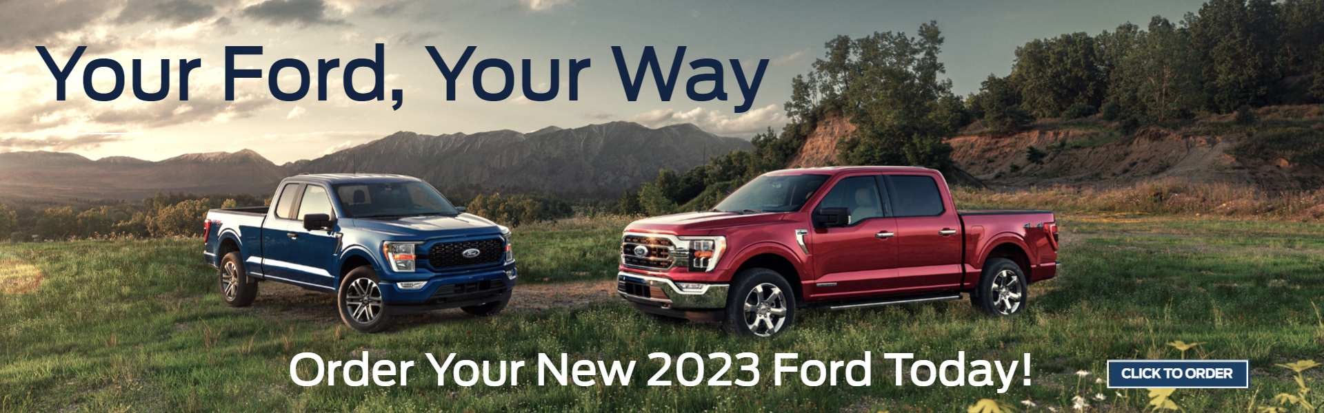 Order Your New 2023 Ford Today 
